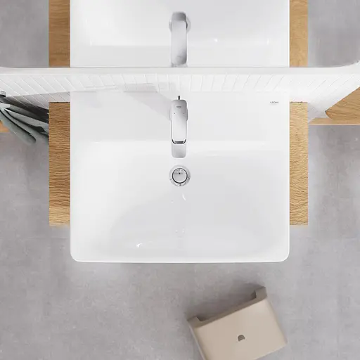 Змішувач для умивальника M-розміру Grohe Cubeo 1017490000 Хром - фото 5