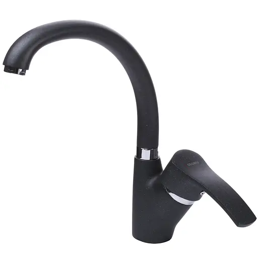Смеситель для кухни Globus Lux GLQU-0203S-BIG-1-Onix Черный - фото 1