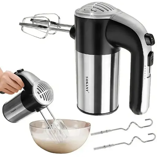 Ручной миксер Sokany LH-952 5 скоростей с турбо режимом 800 Вт - фото 2