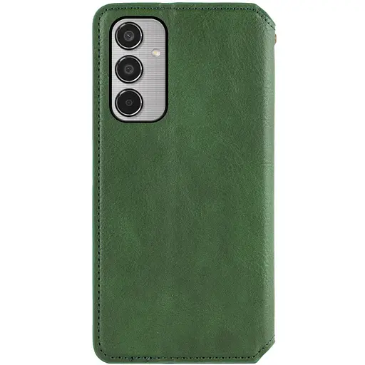 Кожаный чехол-книга GETMAN Cubic (PU) для Samsung Galaxy M35 5G Зеленый - фото 2