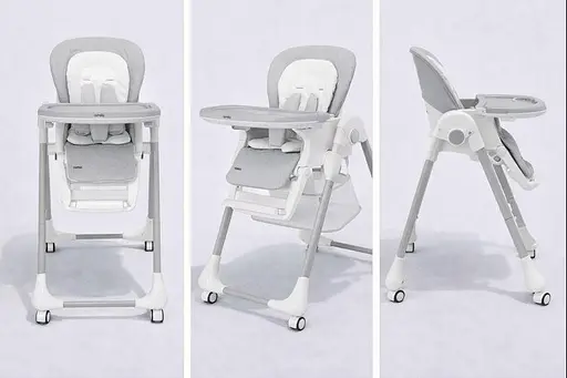 Стул для кормления CARRELLO Toffee CRL-9502/3 Ash Grey /1/ - фото 2