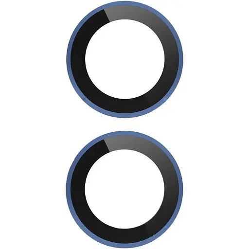 Захисне скло на камеру iLera FocusPro Lens для Apple iPhone 16/16 Plus Blue (iLFPBl16) [124804] - фото 2