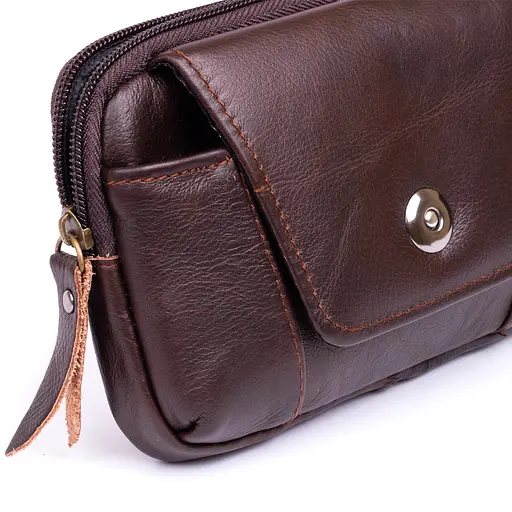 Чоловіча сумка Vintage 10,5х17х1,5 см acs0022469 - фото 6