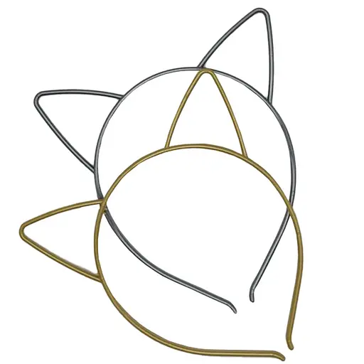 Ободок для волос "Ушки" La-beauty 0106-205, 12 штук - фото 1