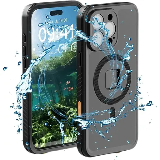 Водонепроницаемый чехол Telesin для iPhone 16 Pro Max with MagSafe P4-WTP-05 Black [135862] - фото 2
