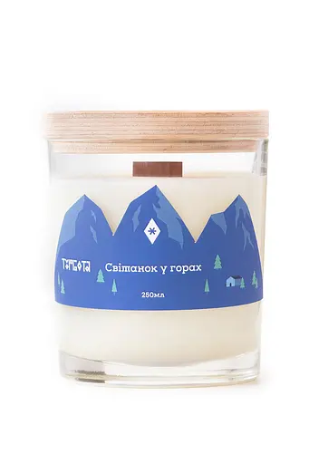 Світанок у горах, 250 мл, 30 год Стандартні (250мл) Соєвий віск - фото 1