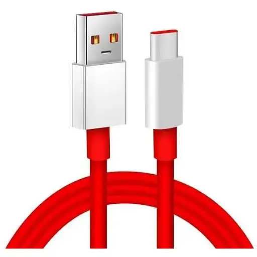 Кабель Dash / Warp Fast Charge 80W / 10A 1m USB на Type-C для OnePLus red
