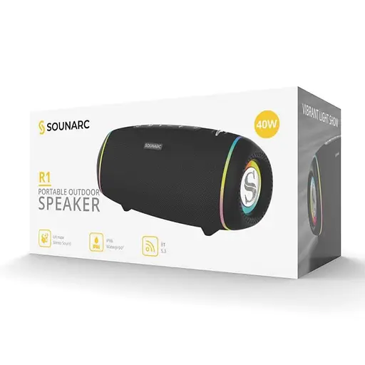 Акустика Sounarc R1 IPX6 BT5.3, AUX/TF, 40W, TWS, 16h Max - фото 3