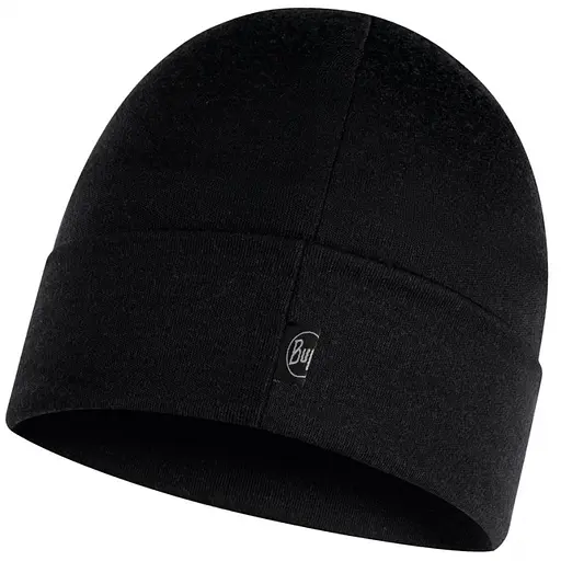 Шапка Buff Merino Heavyweight Beaney Solid Black (1033-BU 111170.999.10.00) - фото 2