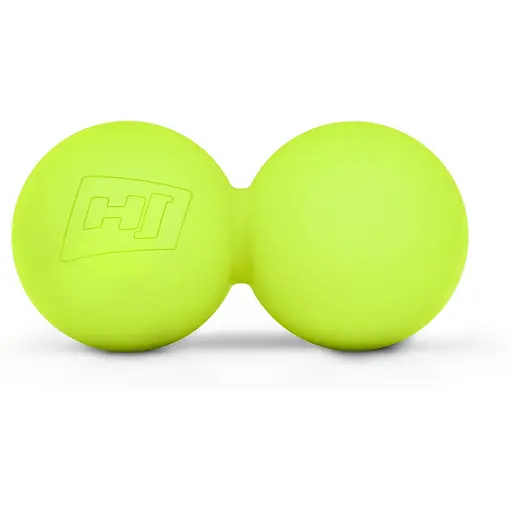 Силиконовый массажный двойной мяч Hop-Sport HS-S063DMB 63 мм салатовый