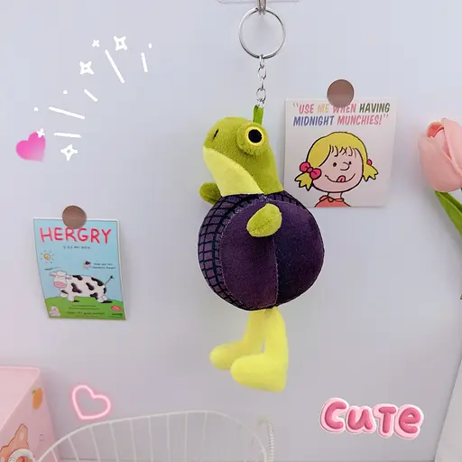 М'яка іграшка брелок Brainrot Бонека Амбалабу 18 см (XY093) - фото 4