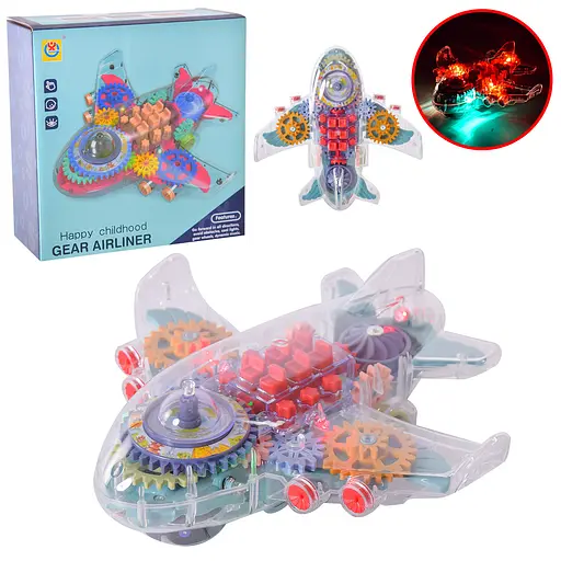 Самолет на батарейках 2263, звук, свет, в коробке (6966460010635) МИКС - фото 2