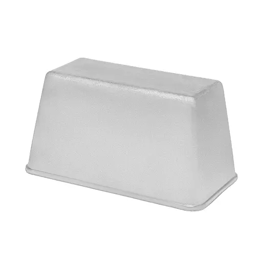 Форма хлібна для випічки стандартного хліба у вигляді цеглинки Л7 алюміній (22х11х11.5 см), Полімет Сірий 81364 - фото 6