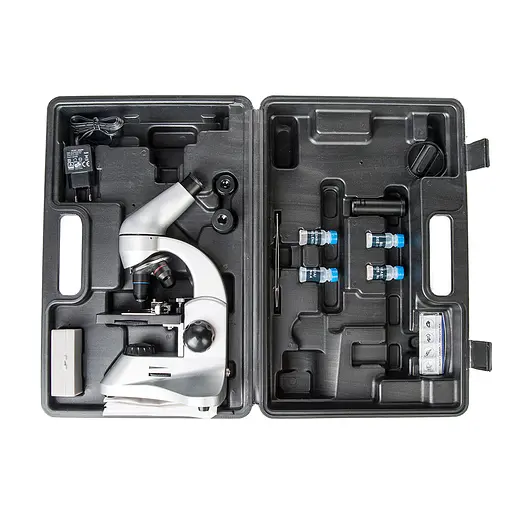 Мікроскоп SIGETA PRIZE NOVUM 20x-1280x з кейсом та набором для дослідів (65242) - фото 7