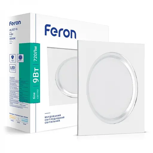 Светильник светодиодный Feron AL527-S 9W 4000K (1821) - фото 2