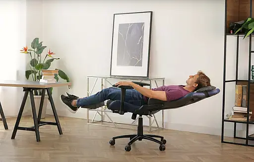 Геймерське крісло GT Racer чорне із синім (X-5105 Black/Blue) - фото 14