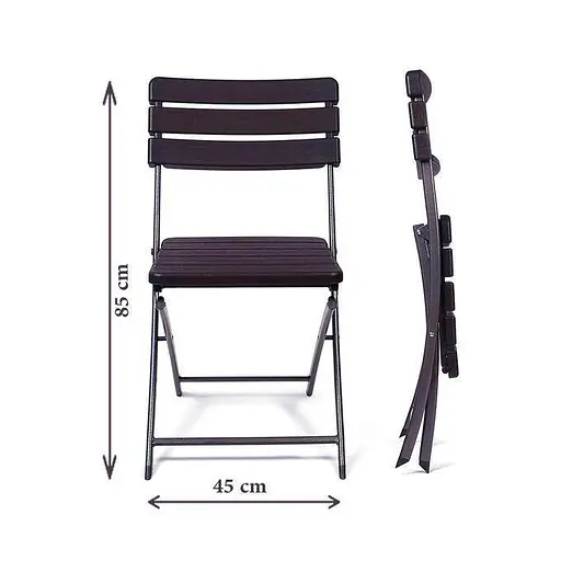 Комплект садових меблів Spring Fun стиль Wooden розкладні для відпочинку банкету туризму кейтерингу - фото 3