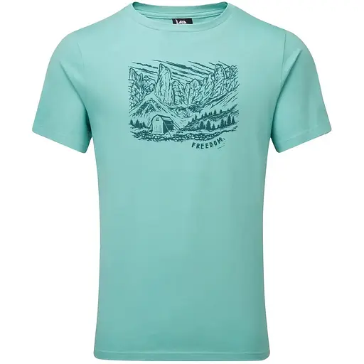 Футболка Mountain Equipment Freedom Mens Tee Turquoise XL (1053-ME-007328.1950.XL)