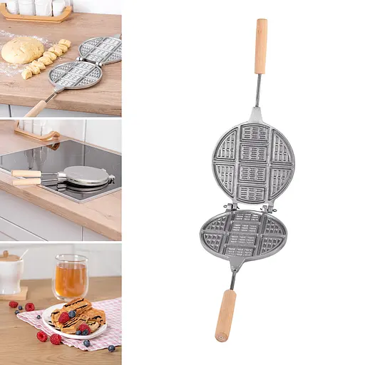 Форма для випікання товстих бельгійських віденських вафель (вафельниця), Ласунка 81853 - фото 2