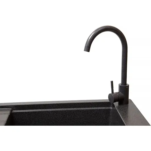 Кухонна мийка Romzha Patrat 78 Grafit (201) - фото 3