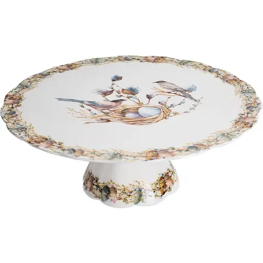 Тортівниця на ніжці Lefard Easter time 30 см (985-230) - фото 1