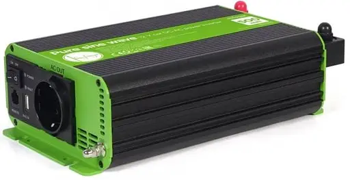 Інвертор EnerGenie 12V/230V 500W (1000W peak power) чиста синусоїда 500 Вт (EG-PWC-PS500-01) - фото 4