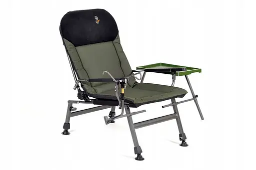 Крісло рибальське M-Elektrostatyk new весна 2021 FK5 ST/P NN розкладне столиком та тримачем вудки - фото 5