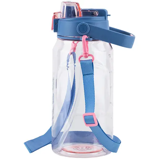 Пляшечка для води Kite 1.5 л рожева з блакитним (K24-1202-2) - фото 2