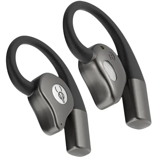 Спортивні Bluetooth навушники Sabbat Q12 Ink Black відкритого типу чорні - фото 2
