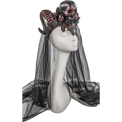 Обруч Мандрагора с фатой - фото 2