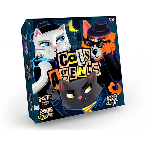 Развлекательная настольная игра Cats Agents укр G-CA-01-01U - фото 1