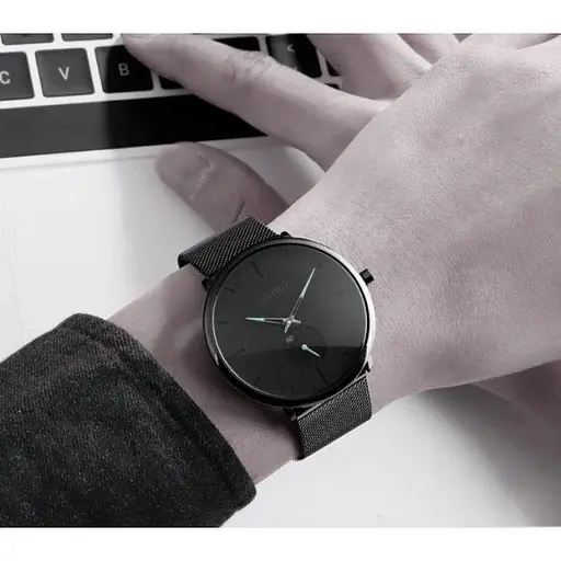 Чоловічий наручний годинник Skmei 9185 Design Black - фото 5