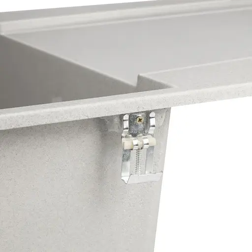 Кухонна мийка Lidz 790x495/230 GRA-09 (LIDZGRA09790495230), Сірий - фото 5