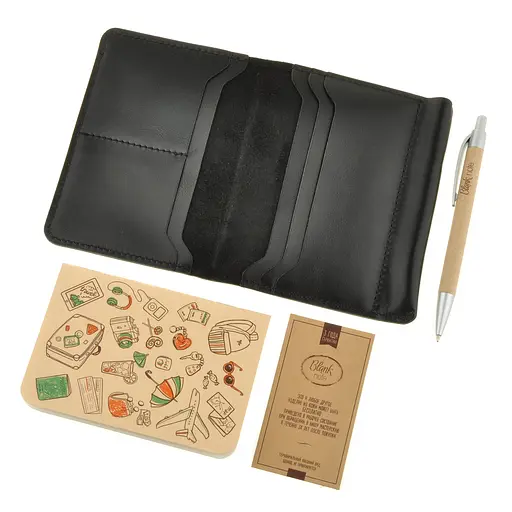 Шкіряне портмоне 2.0 вугільно-чорне - фото 3