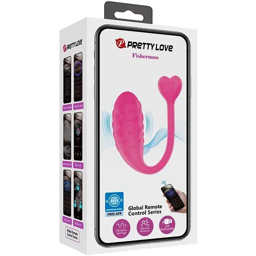 Виброяйцо Pretty Love Fisherman 18.9 см розовый