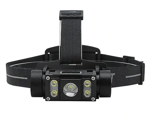 Налобний ліхтар Boruit B50 Магніт XM-L2 + 4 * XP-G2 Type C 6 режимів 6000 Lm Ліхтарик