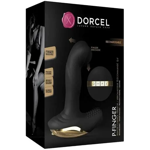 Вібромасажер з "масажем пальцем" Dorcel P-Finger для простати та вагіни - фото 6