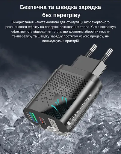 Зарядное устройство XON PowerCharge 65W (PD33) USB Type-C (PCWB065033A1С1B 6051) Черный - фото 8