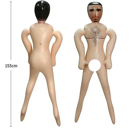 Надувная секс-кукла мужская Криштиану 155 см из ТПЭ (термопластичный эластомер) - фото 2