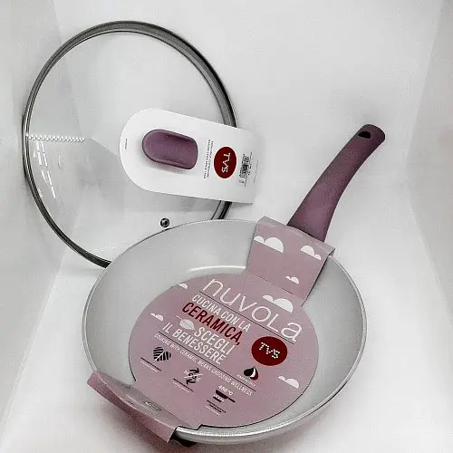 Сковорода TVS Nuvola 20 см + кришка - фото 2