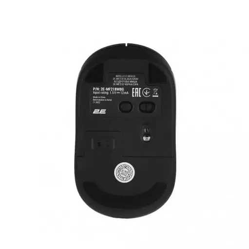 Беспроводная мышь 2E MF218 Silent WL BT Black/Gray (2E-MF218WBG) - фото 5