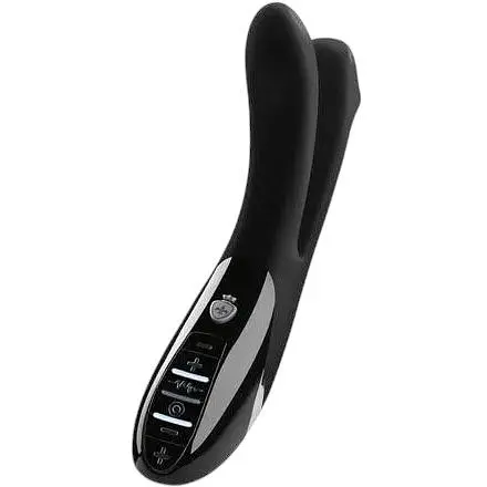 Вибратор двойной с электростимуляцией Mystim Tingling Aparte eStim Black миостимулятор