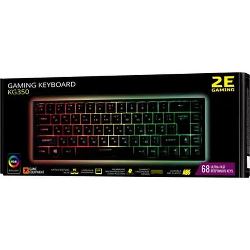 Клавіатура 2E GAMING KG350 (2E-KG350UBK) - фото 11