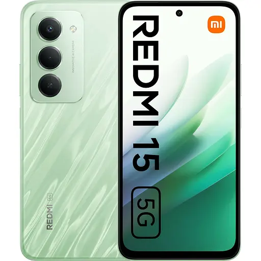 Смартфон Xiaomi Redmi 15 5G 8/256GB Ripple Green Global