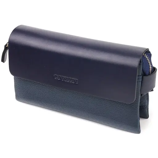 Клатч кожаный мужской Canpellini 22х12х5,5 см sum0022444 - фото 1