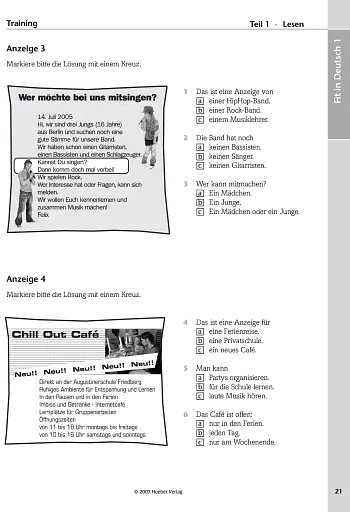 Fit fur Fit in Deutsch 1 + 2. Buch + CD - фото 7