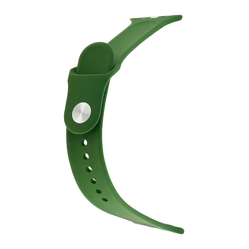 Ремешок Apple Watch Silicone 38/40/41 мм Армейский зеленый L - фото 2