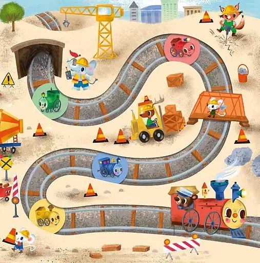 Five Little Trains. A Nursery Rhyme Counting Book for Toddlers 3 - фото 3