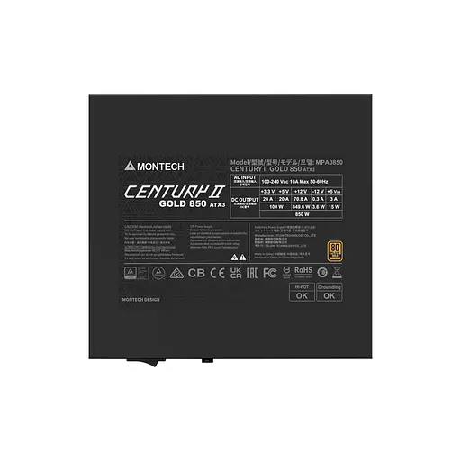 Блок живлення Montech 850W CENTURY II 850 - фото 5