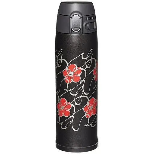 Термокружка Zojirushi SM-TAE48SA 0.48 л Черный/Цветы (1013-1678.05.50)